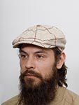 Кепка STETSON арт. 6842301 HATTERAS WOOL/SILK CHECK (бежевый)